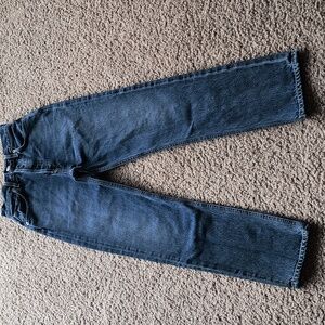 Agolde Dark Blue 90's Pinch Waist straight jeans, size 24